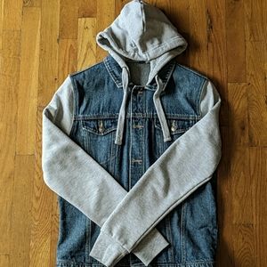 H&M Hooded Denim Jacket